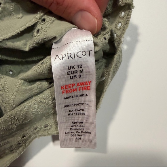 APRICOT Women’s Olive‎ Casual Dress Size 8 - Picture 4 of 9